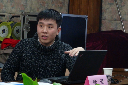 徐浩来我校外语部讲座